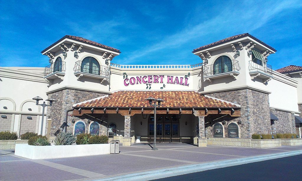 Exterior of Peppermill Concert Hall