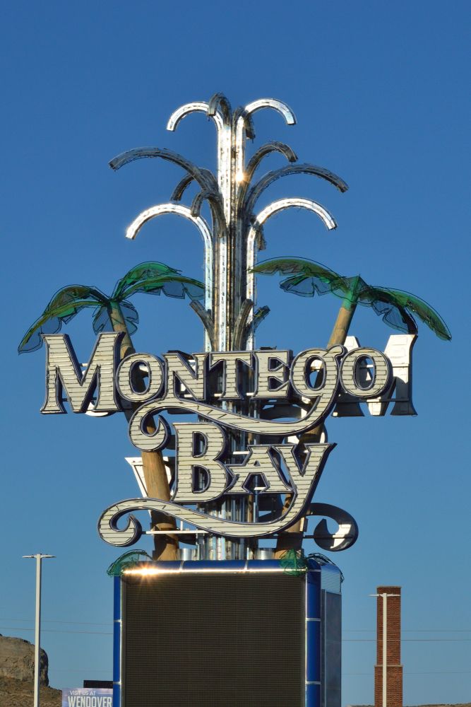 Name sign of Montego Bay Casino