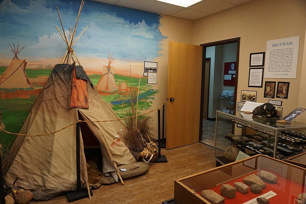 Interior of the Museum of North Texas History