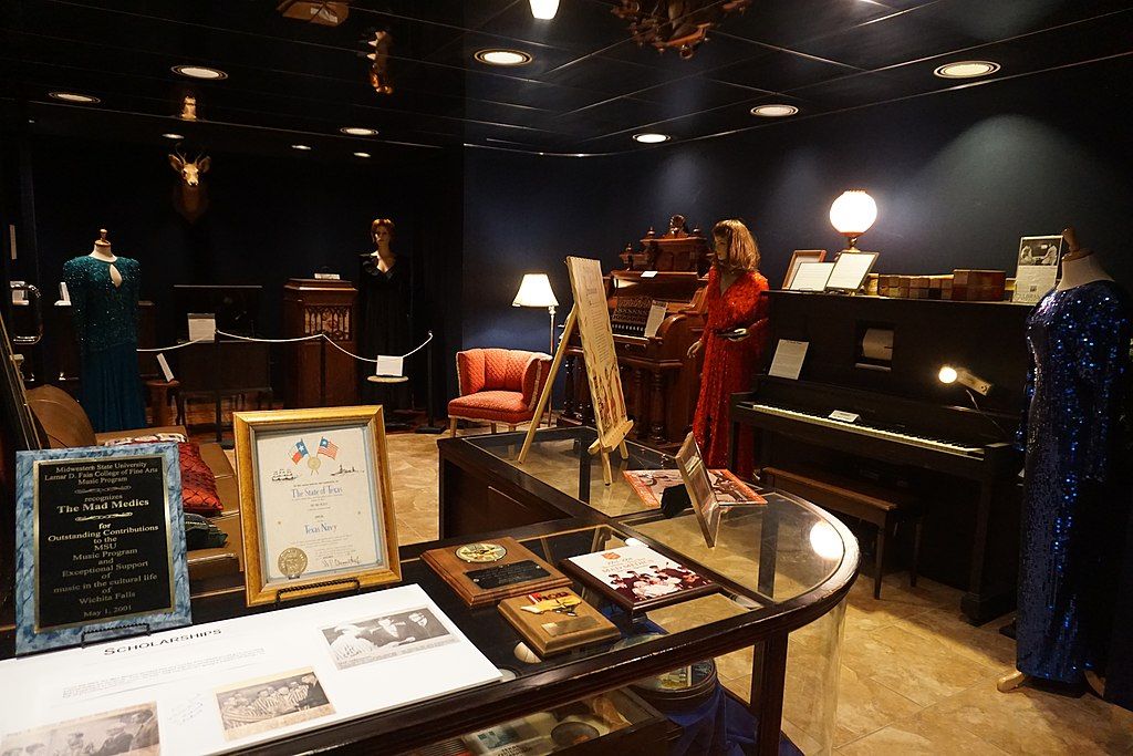 Theatre exhibit in the Museum of North Texas History