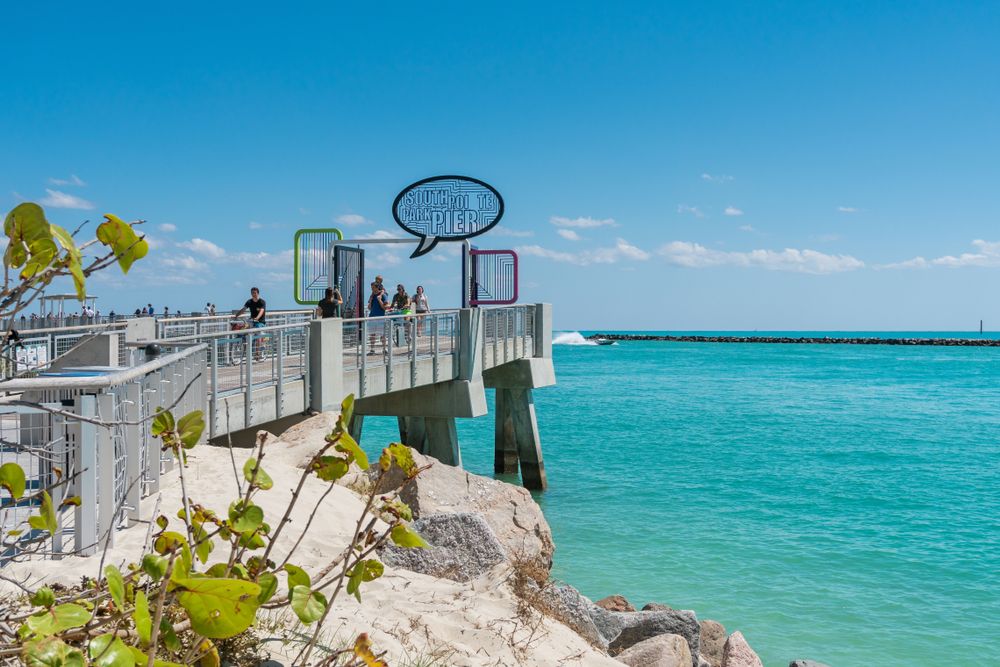 Pier of South Pointe Park