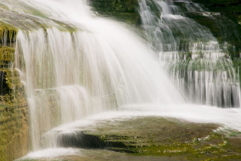 The base of Hector Falls