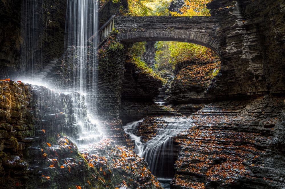 The base of Rainbow Falls