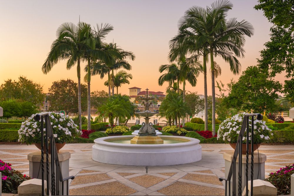 Scenic view of Hollis Garden