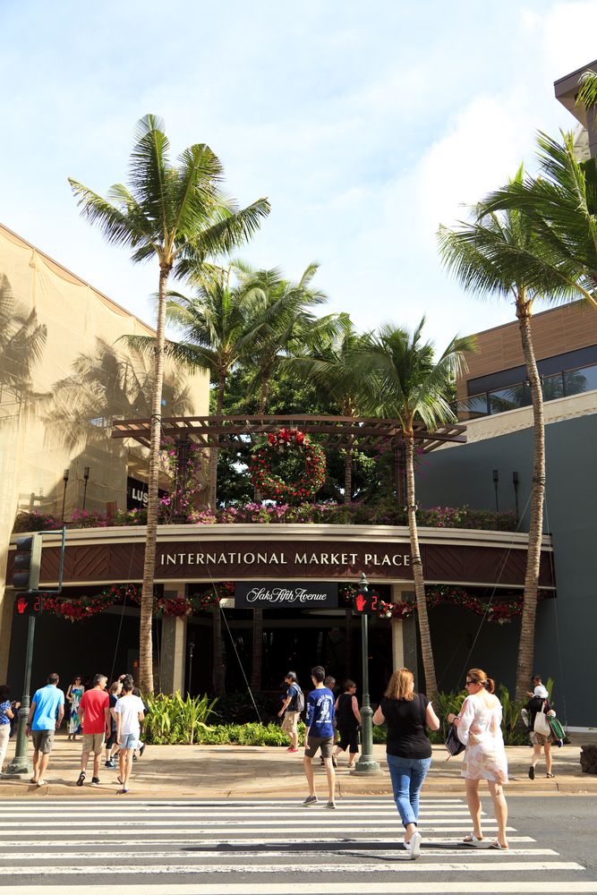 Exterior of the International Market Place