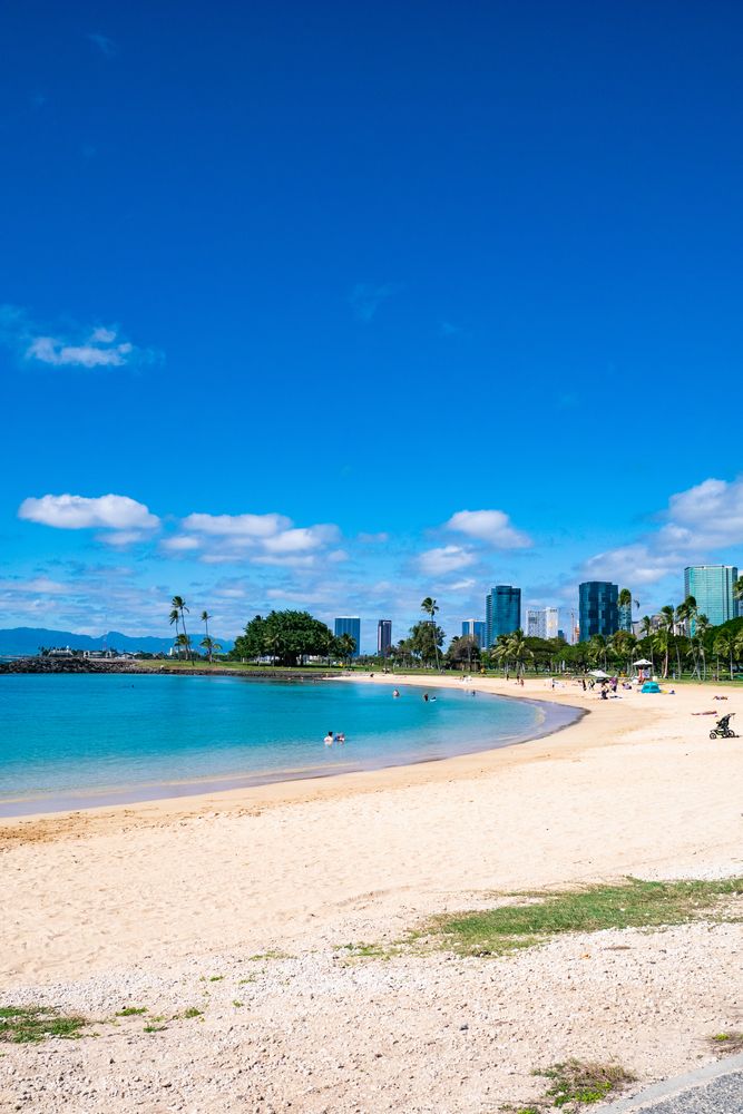 Daytime view of Magic Island