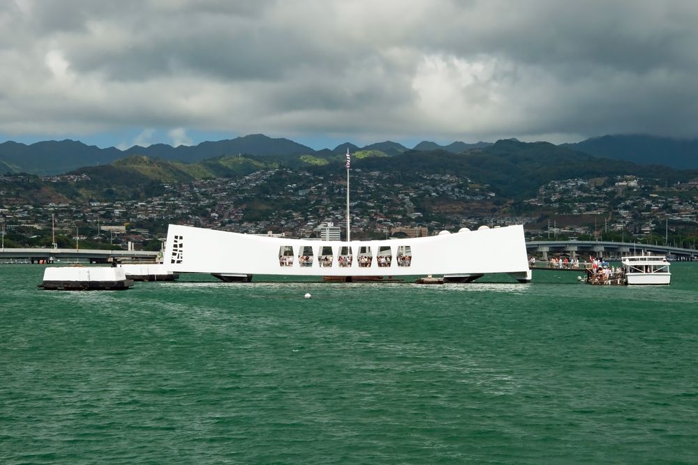 Exterior of the Pearl Harbor National Memorial