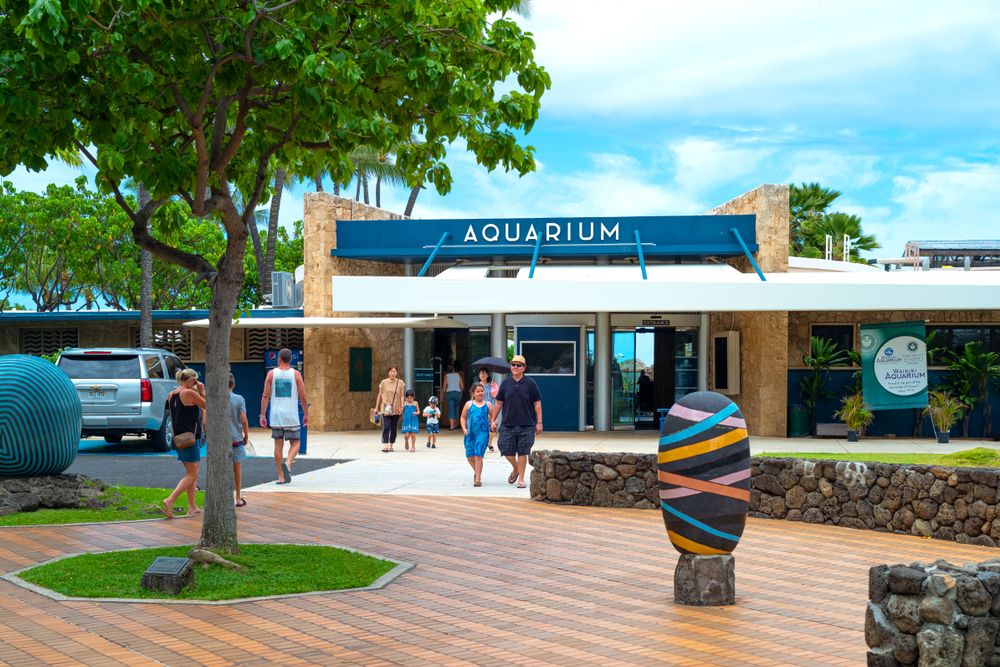 Exterior of the Waikiki Aquarium