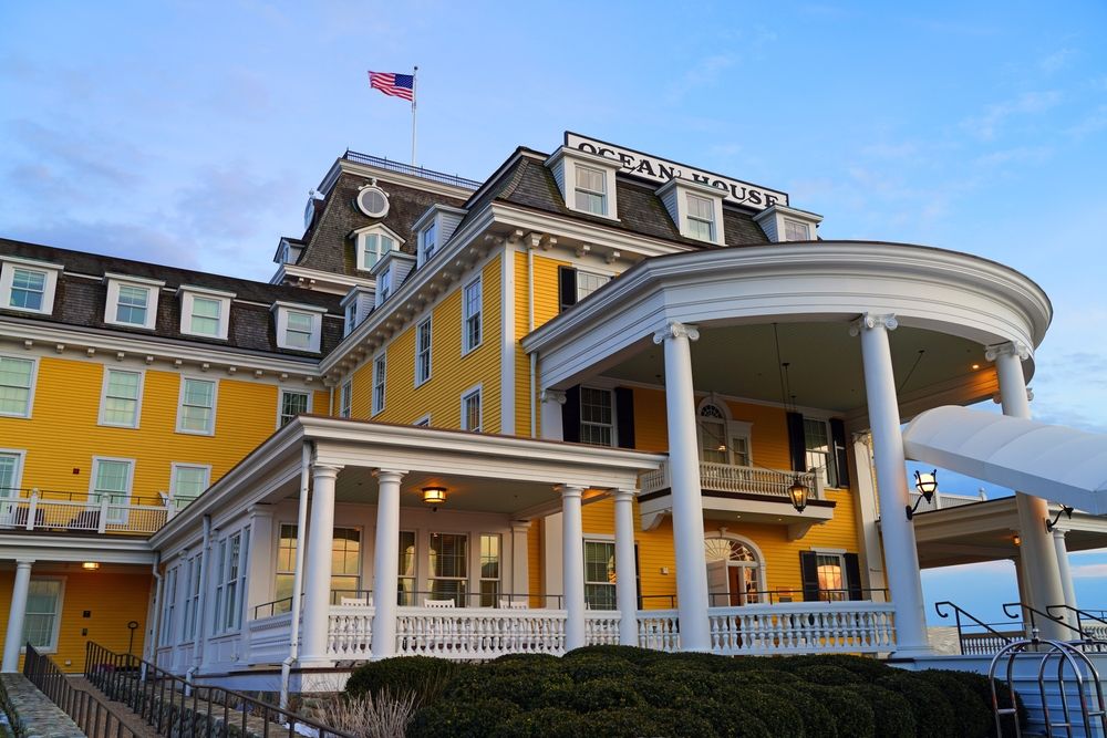 View of Ocean House's entrance