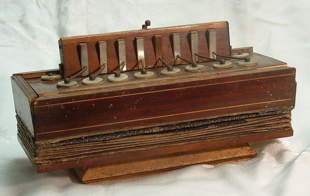 8-key accordion in A World of Accordions Museum