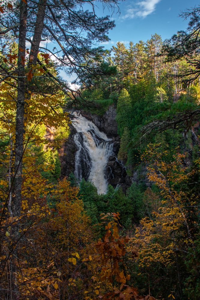 Waterfall at Pattison State Park