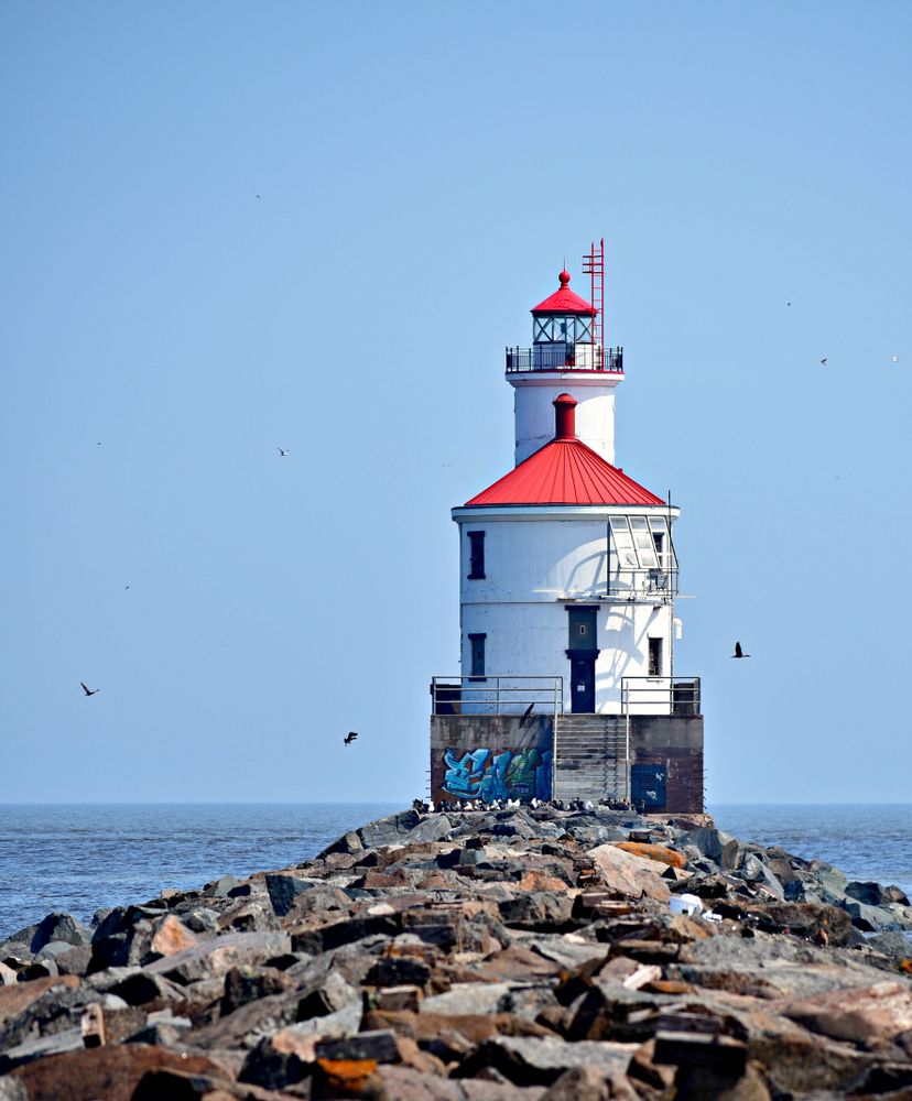 Exterior of Superior Entry Lighthouse