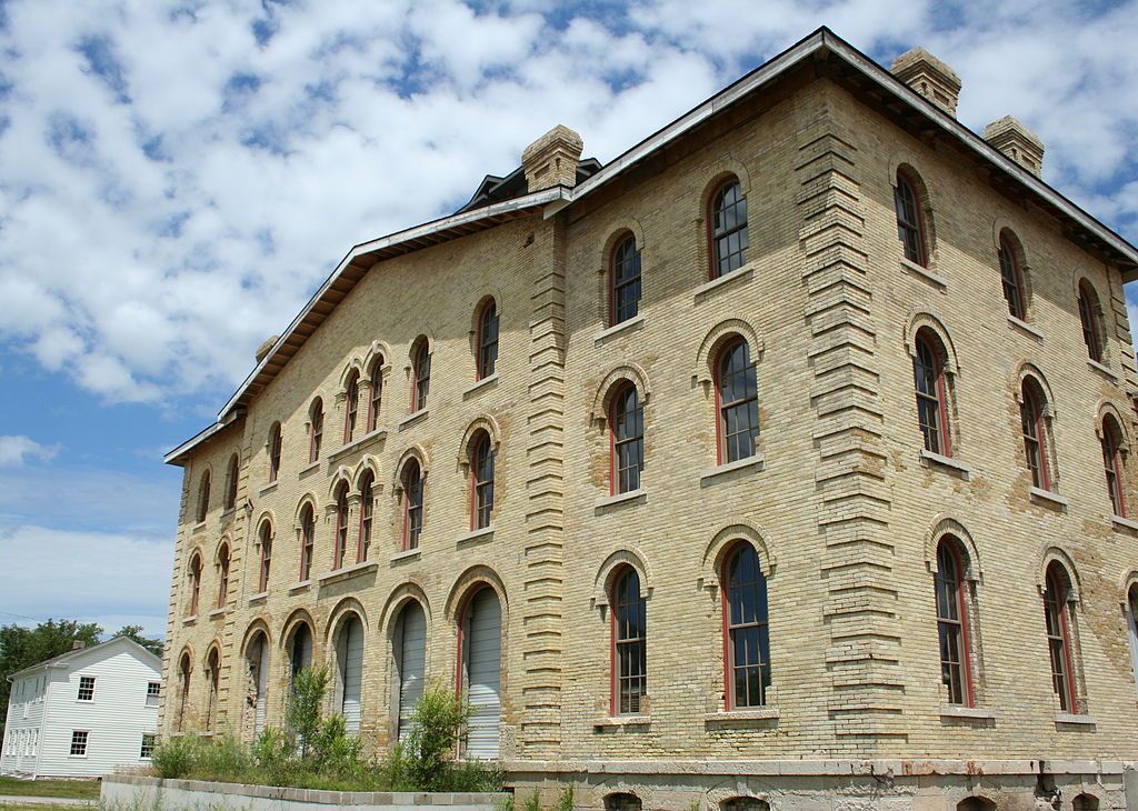 Facade of the Historic Dousman Hotel