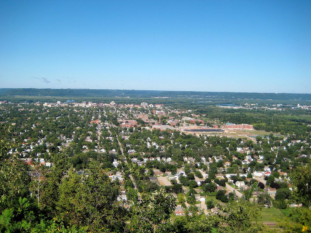 The view from Grandad Bluff