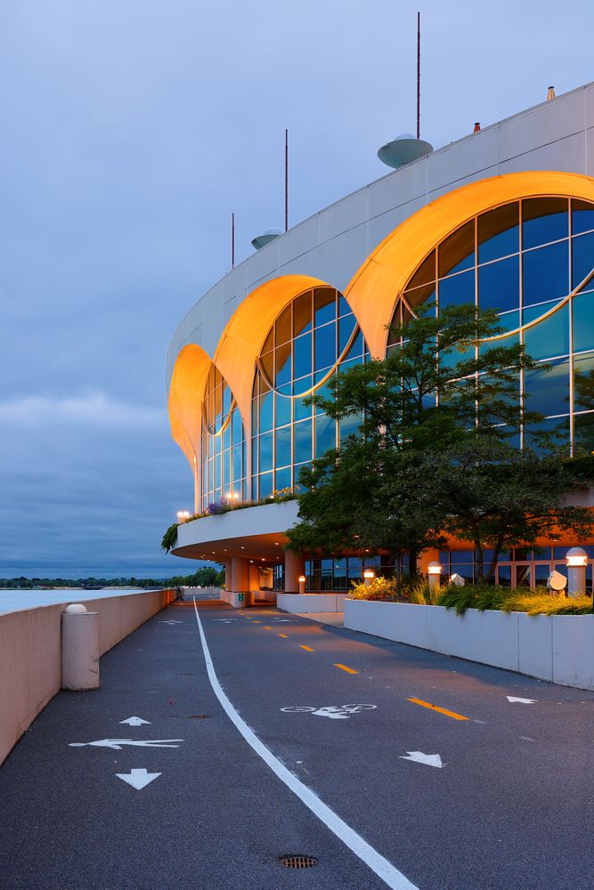 Facade of Monona Terrace Community & Convention Center