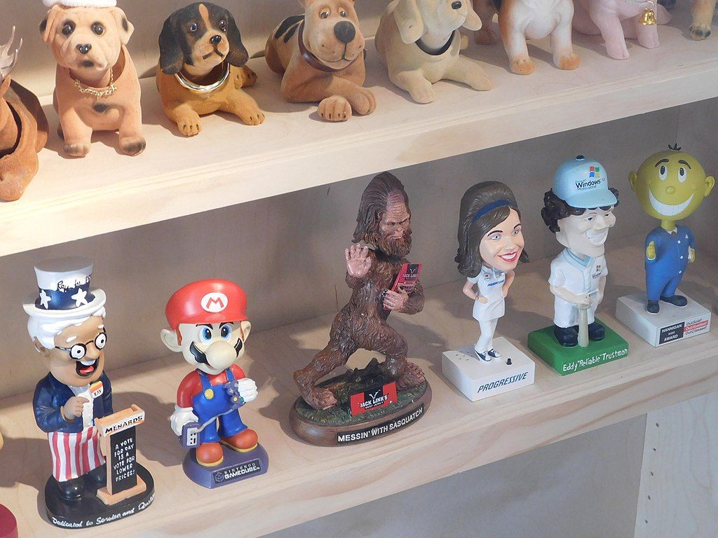 Bobbleheads in National Bobblehead Hall of Fame and Museum wisconsin