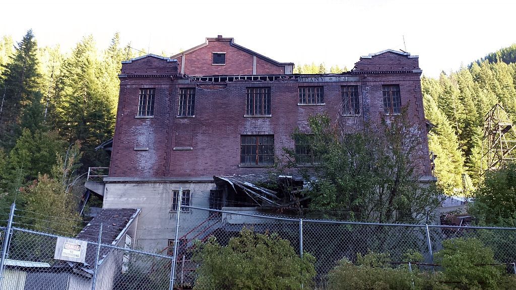 Ruins of Hecla Mine at Burke Canyon