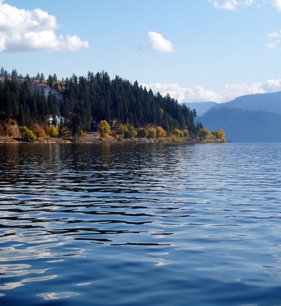 The waters of Coeur d’Alene River