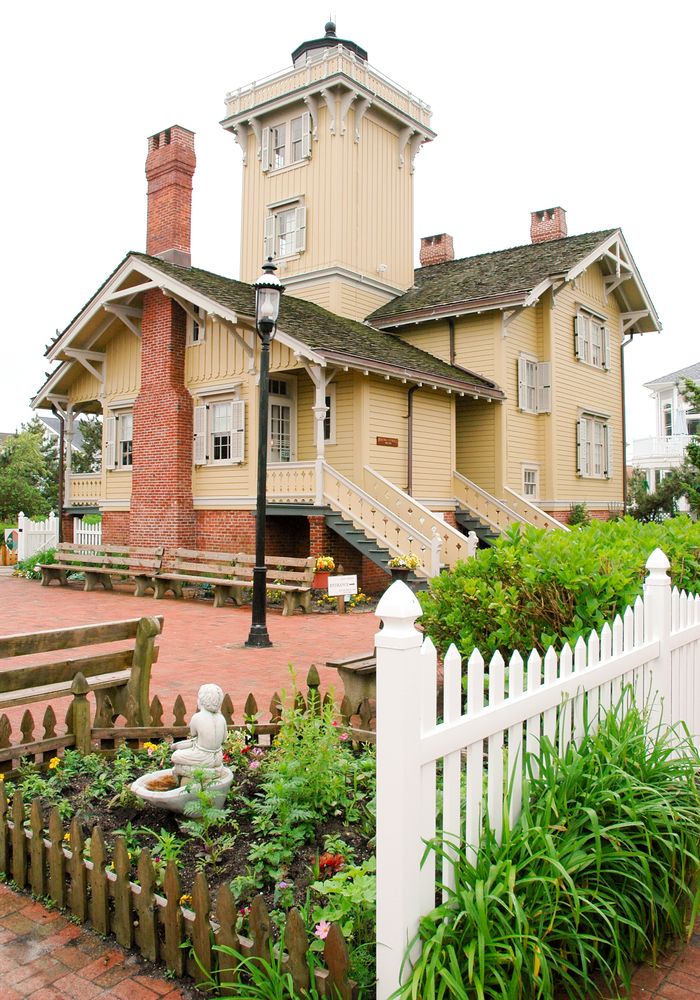 Exterior of the Hereford Inlet Lighthouse