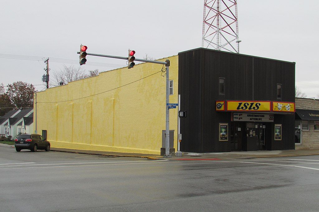 Exterior of Isis Theatre