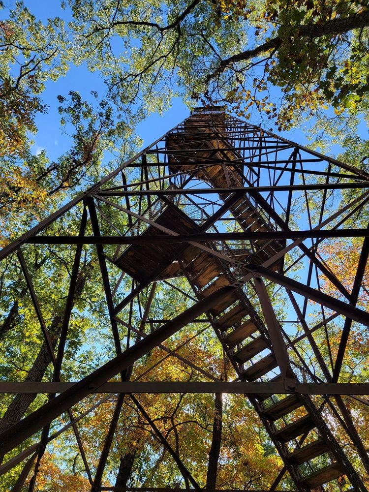 Observation tower at Tippecanoe River State Park