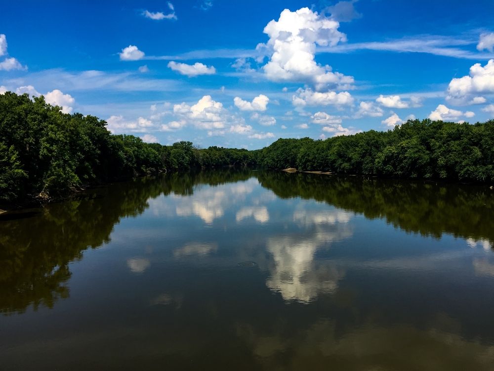 The waters of Wabash River