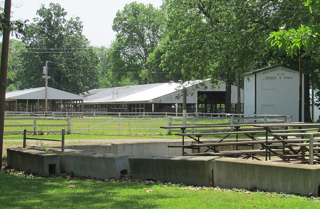 The grounds of Winamac Town Park