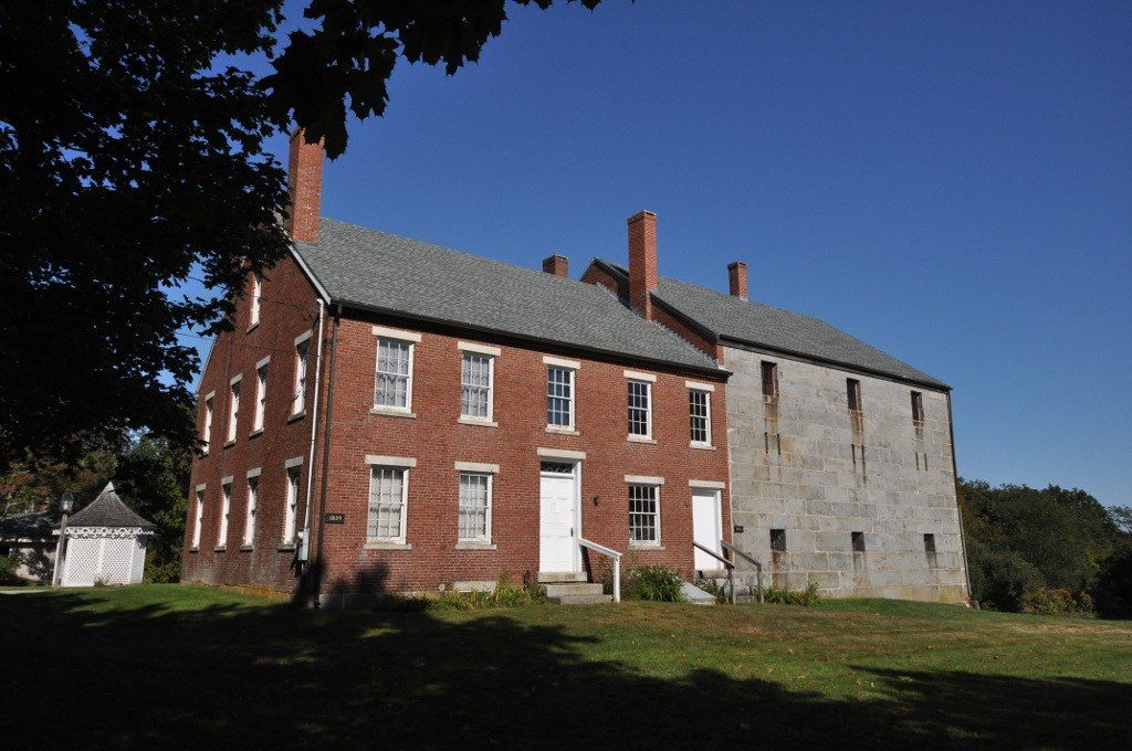 Exterior of the Wiscasset Old Jail.