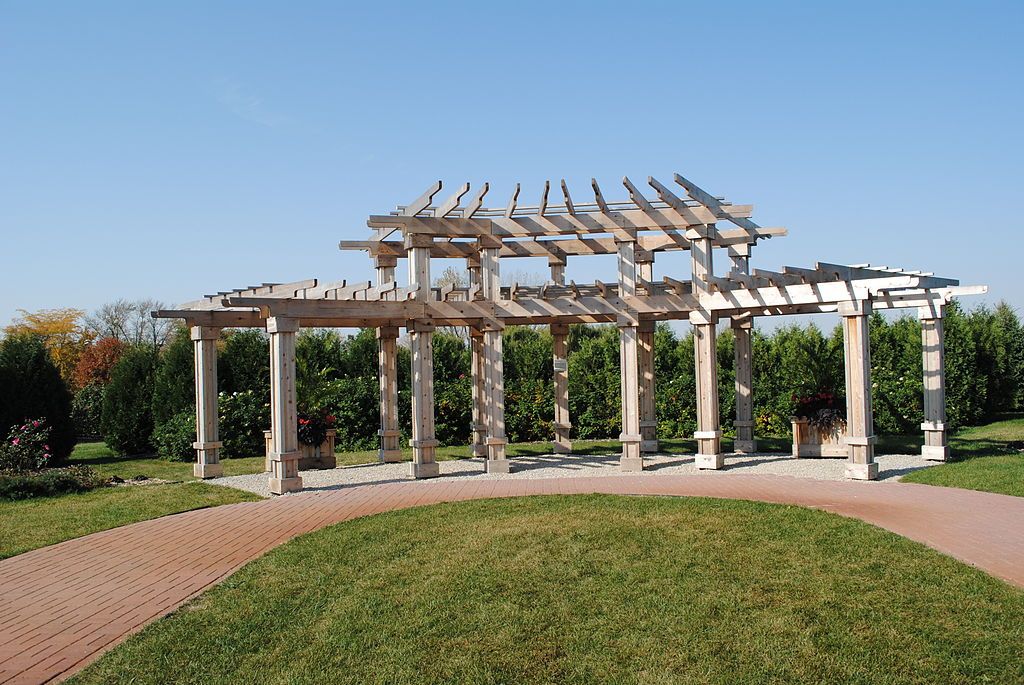 Rose garden at Cedar Valley Arboretum & Botanic Gardens