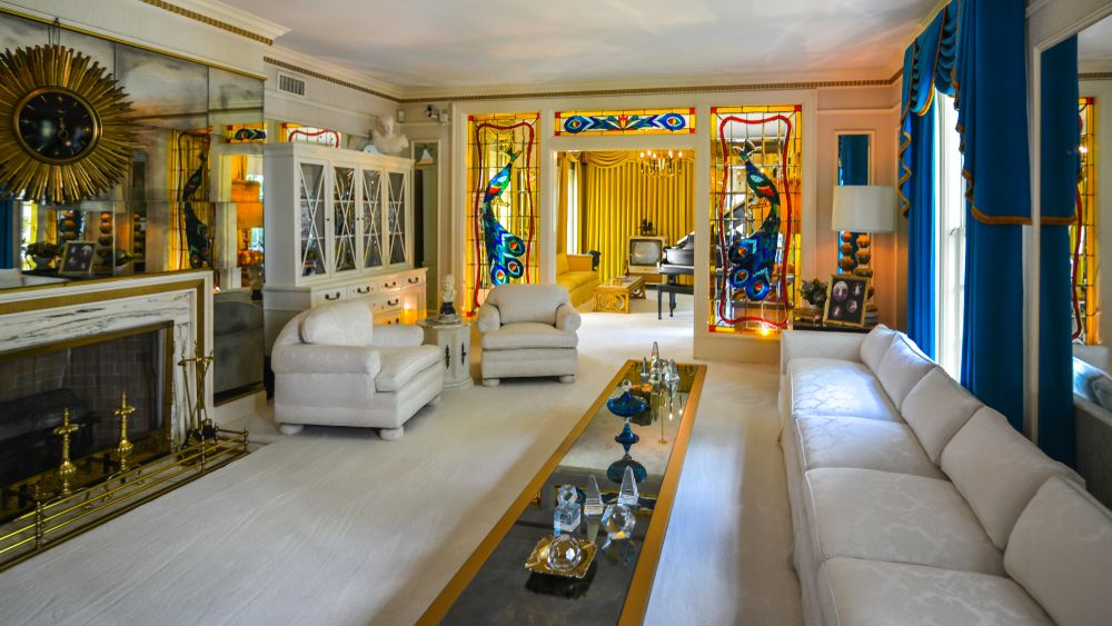 Interior of the Graceland mansion