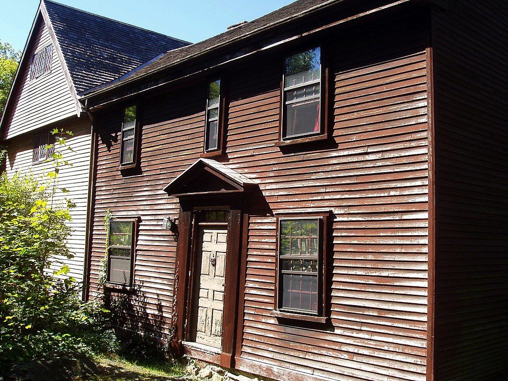 View of the Browne House entrance door