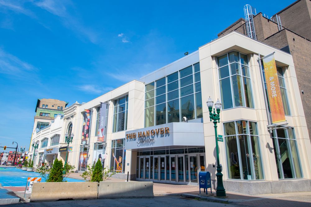 Exterior of The Hanover Theatre & Conservatory