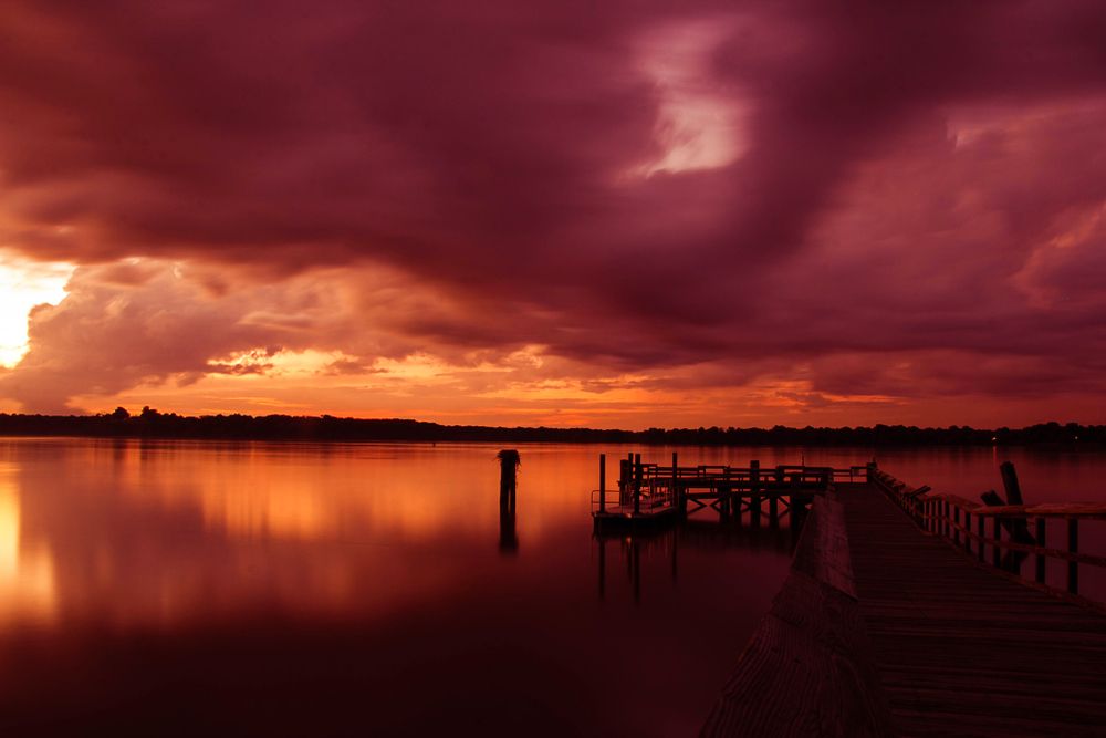 Gorgeous sunset at Piscataway Park