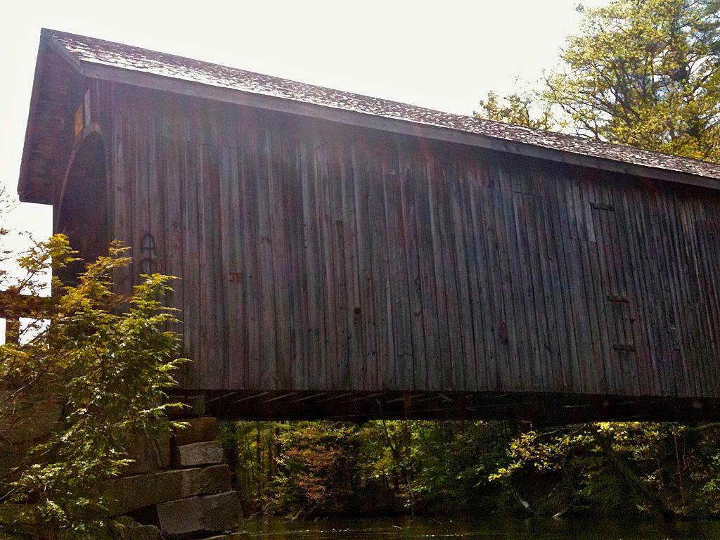 The body of Babb’s Covered Bridge