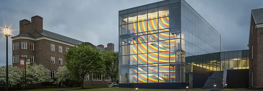 Exterior of the Colby Museum of Art