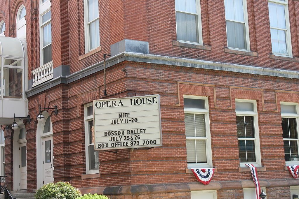 Marquee of the Waterville Opera House