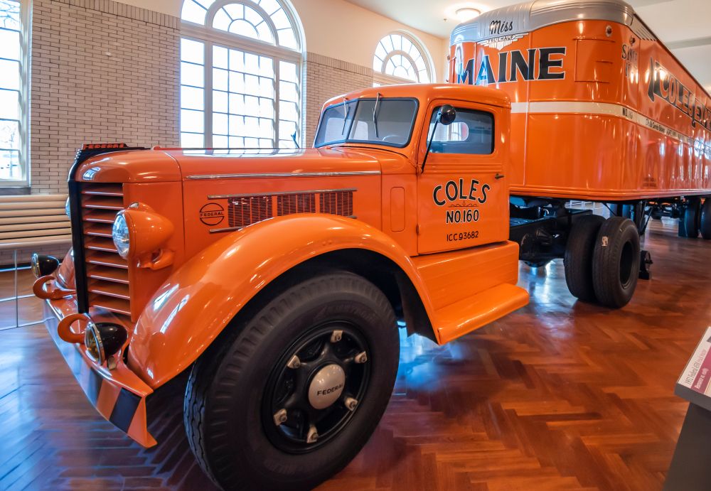 Truck displayed in Henry Ford Museum of American Innovation