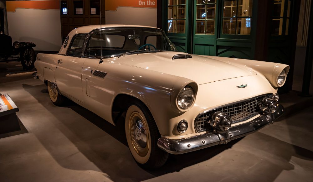 Convertible car displayed in Henry Ford Museum of American Innovation