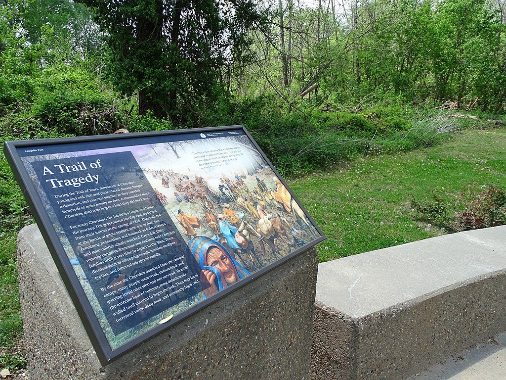 Storyboard at the Trail of Tears