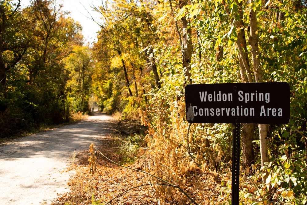 Entrance to the Weldon Spring Conservation Area
