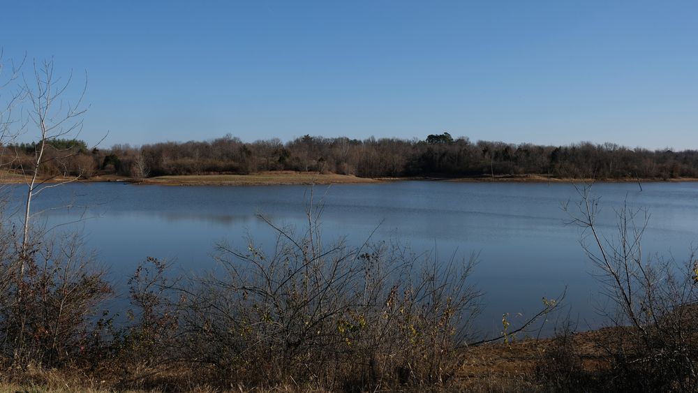 Prairie lake nearby Weldon Spring Conservation Area