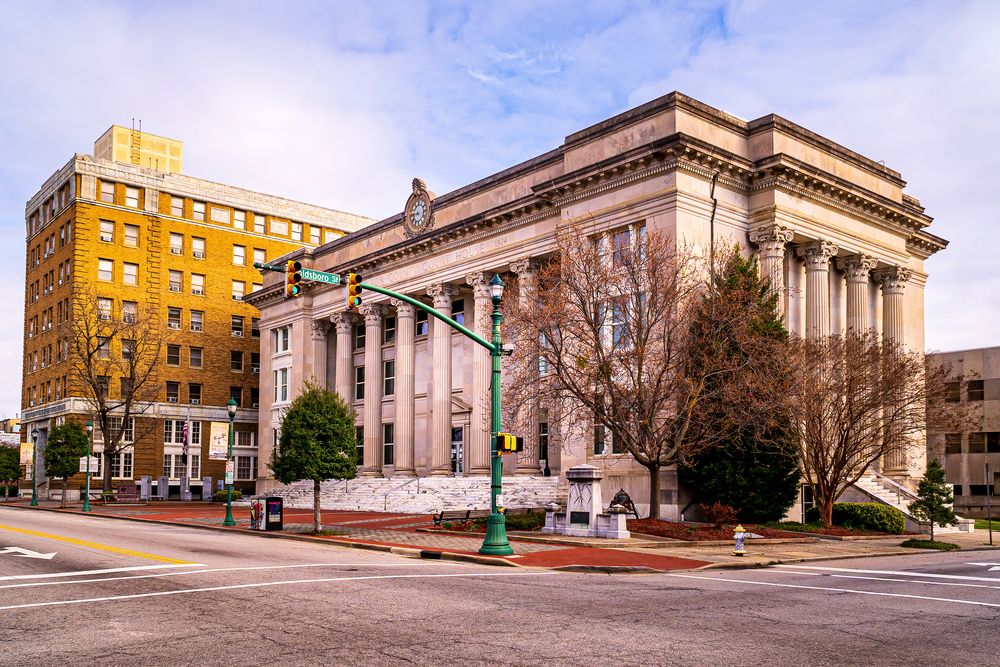 Wilson County Courthouse at Downtown Wilson