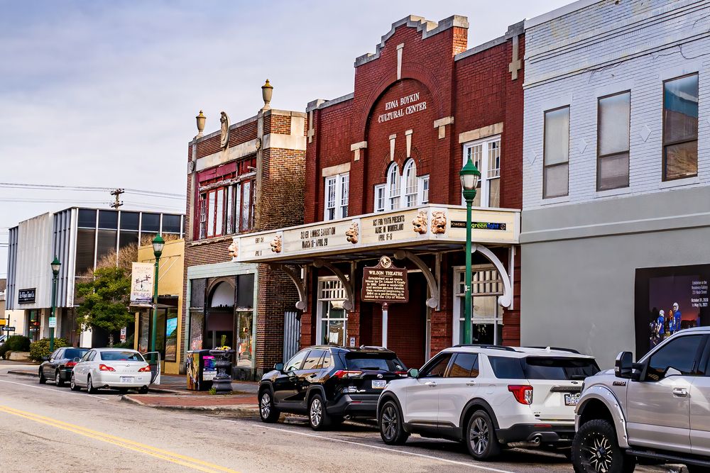 Buildings along Downtown Wilson