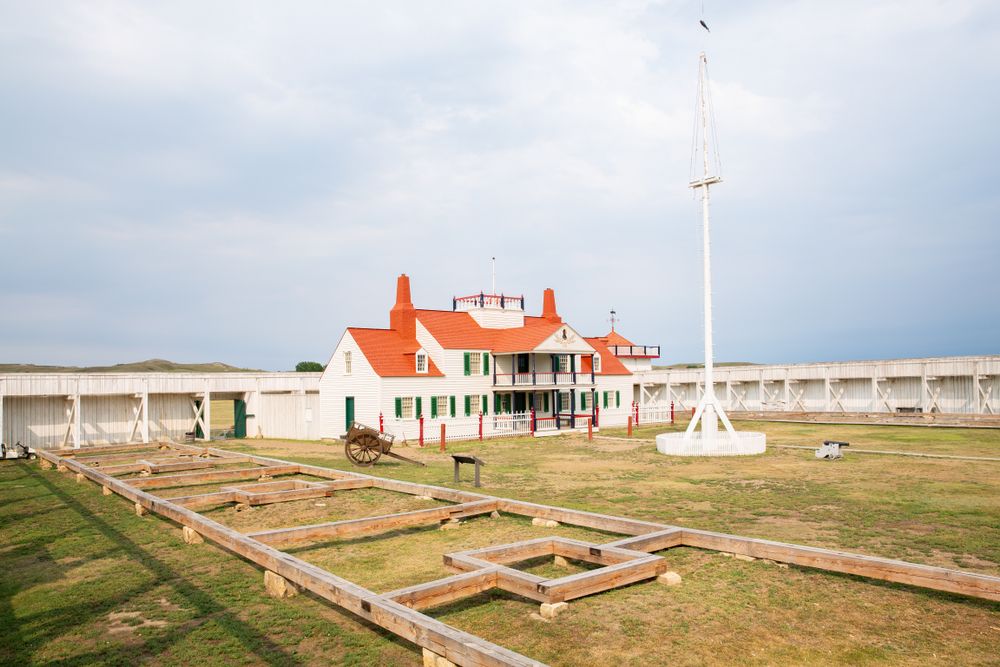 The grounds of Fort Union Trading Post National Historic Site