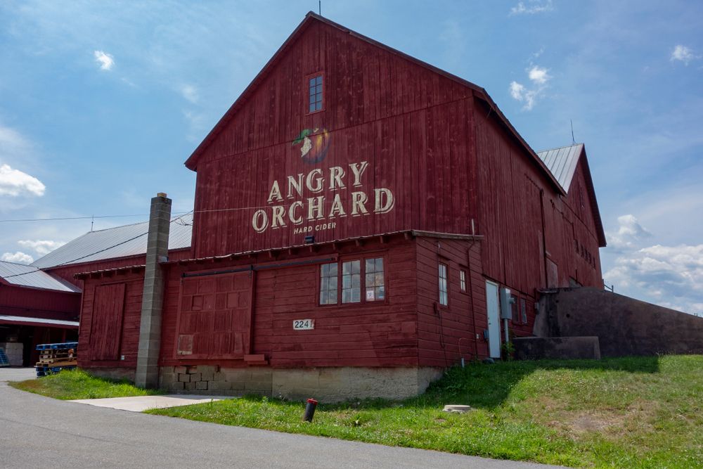 Exterior of the Angry Orchard