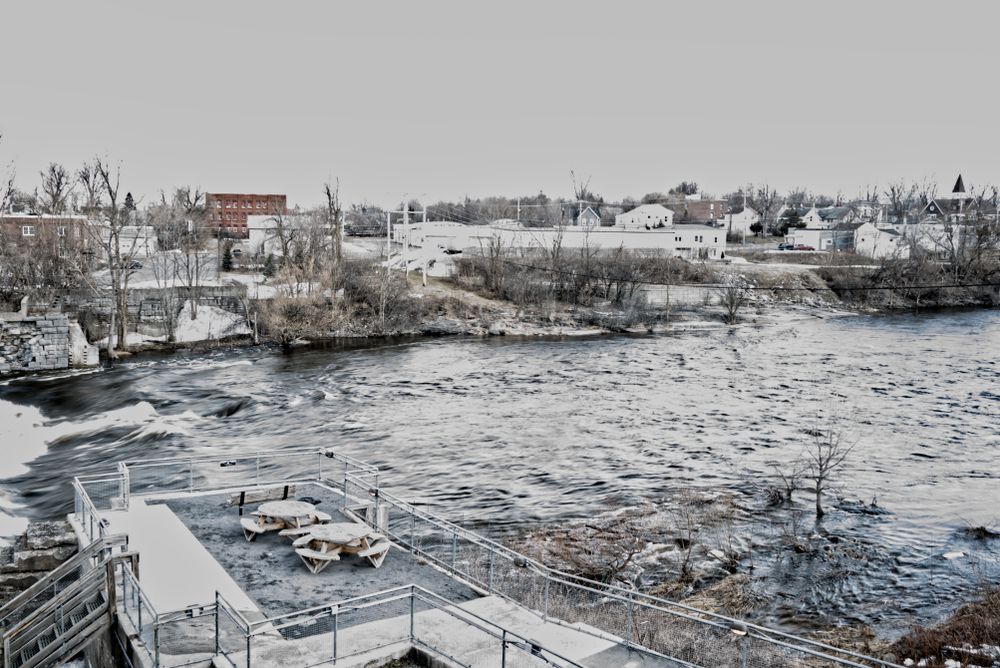 The waters of Black River