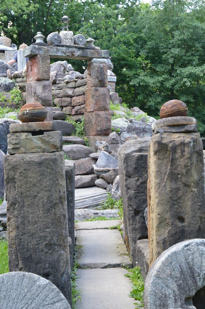 Stone structures at Temple Of Tolerance