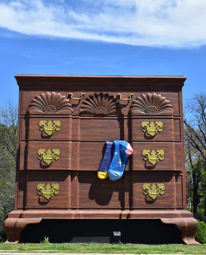 View of World's Largest Chest of Drawers
