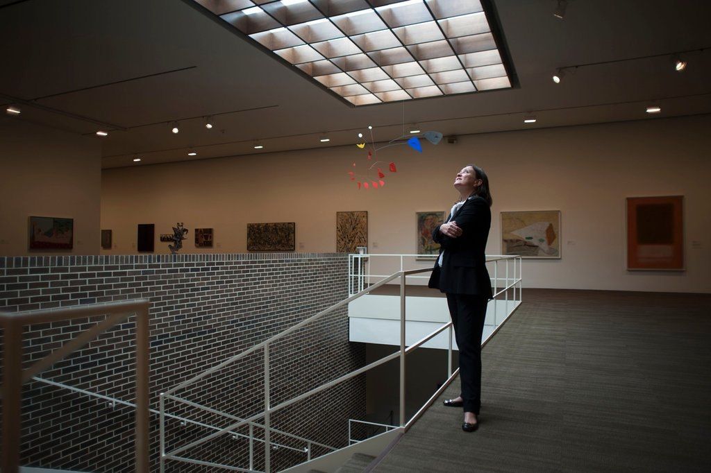 Interior of Neuberger Museum of Art