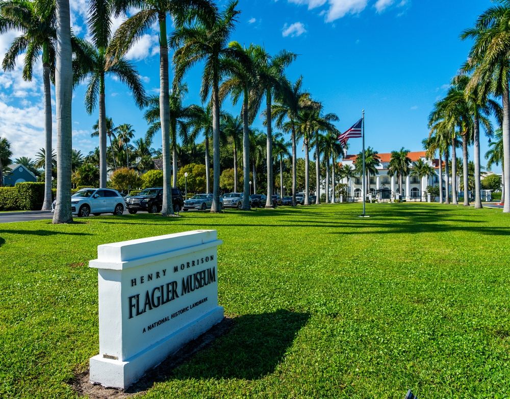 The grounds of Henry Morrison Flagler Museum